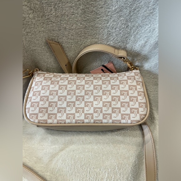 Juicy Couture Sandstone Geo Print Miss Juicy Crossbody Bag Detachable Strap, - Picture 6 of 11